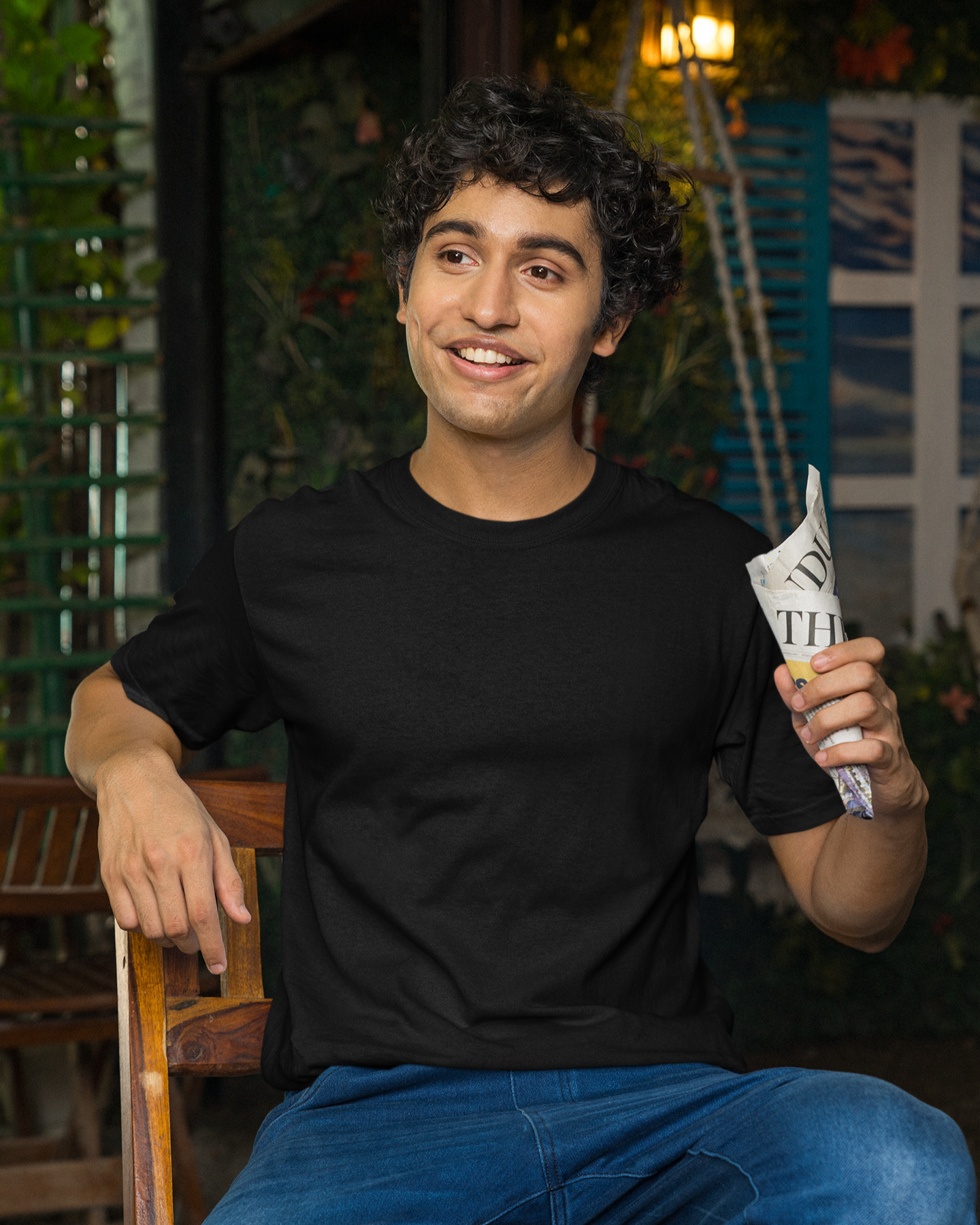 Black Premium Cotton T-shirt - Solid