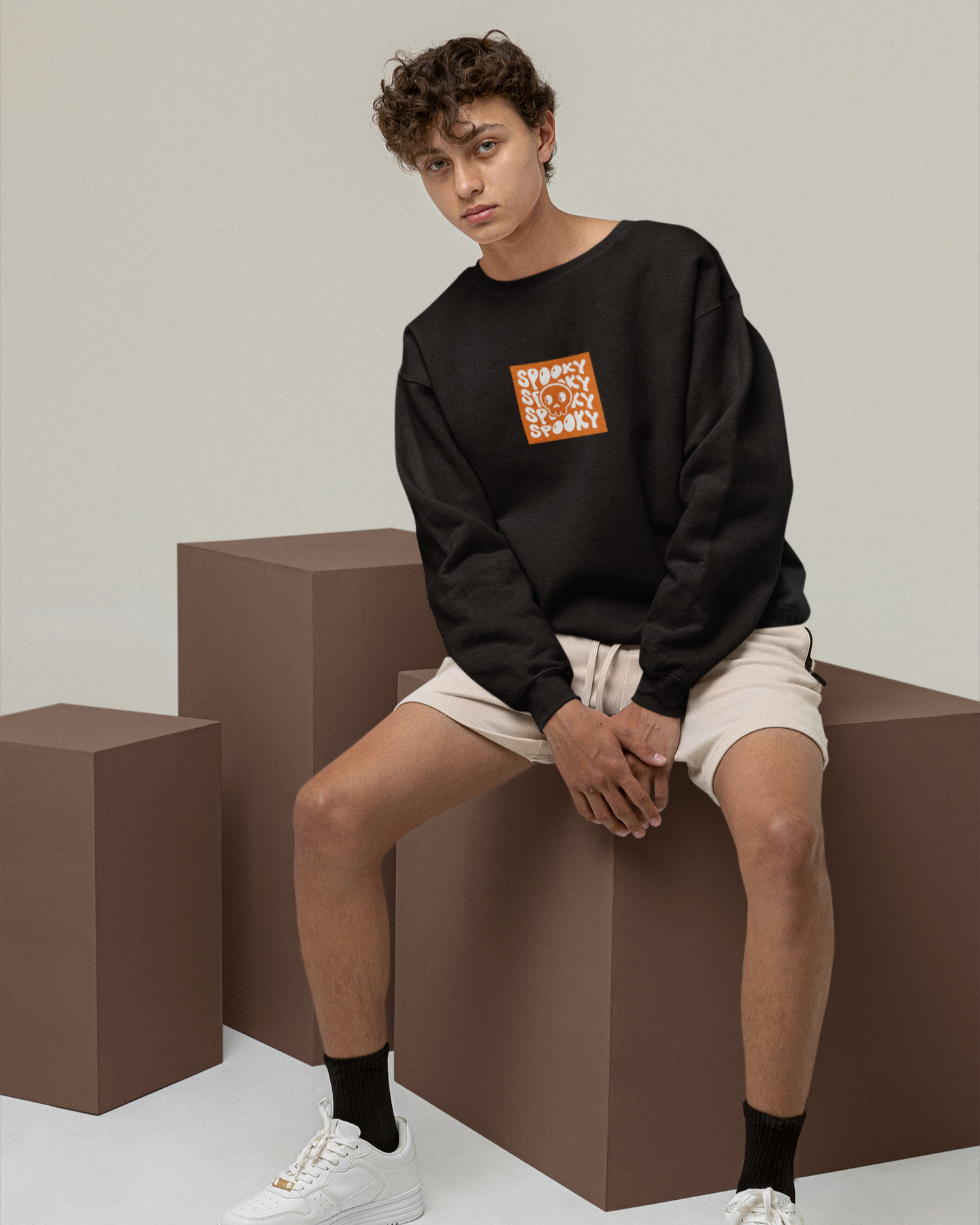 Spooky - Printed Sweatshirt