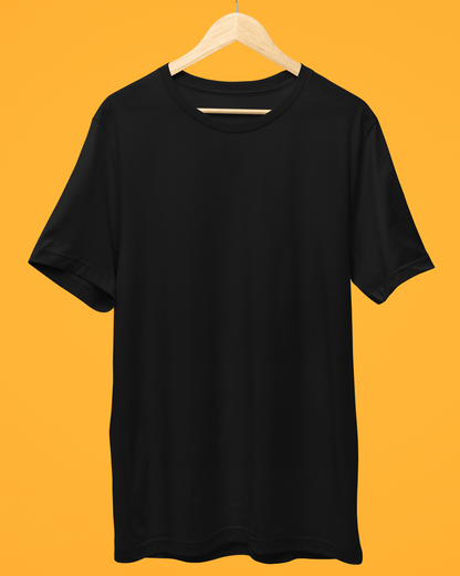 Black Premium Cotton T-shirt - Solid