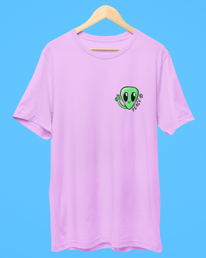 Peace Alien - Printed T-shirt