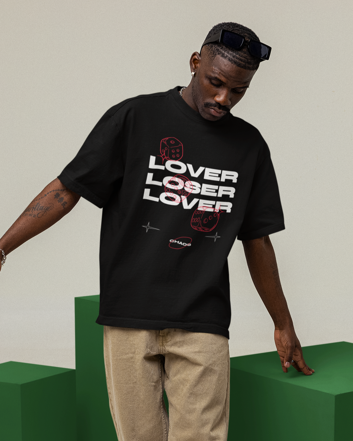 Lover Loser Lover - Oversized T-shirt