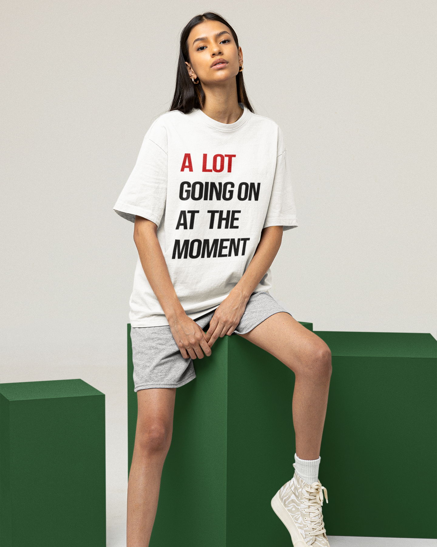 A Lot Going On At The Moment - Oversized T-shirt