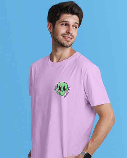 Peace Alien - Printed T-shirt