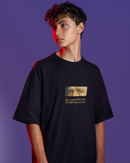 In a Room Full of Art - Oversized T-shirt